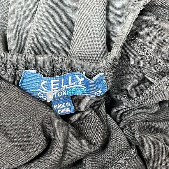 KELLY Clinton Kelly Knit Top Bell Sleeves Black - Picture 3 of 4